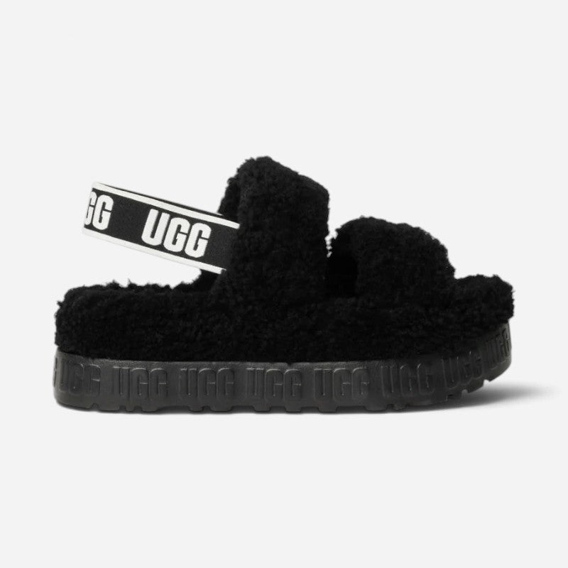 Oh Fluffita Slipper Black