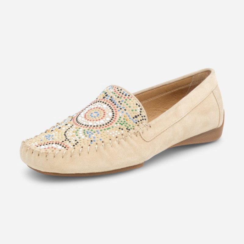 Larius Beige Suede
