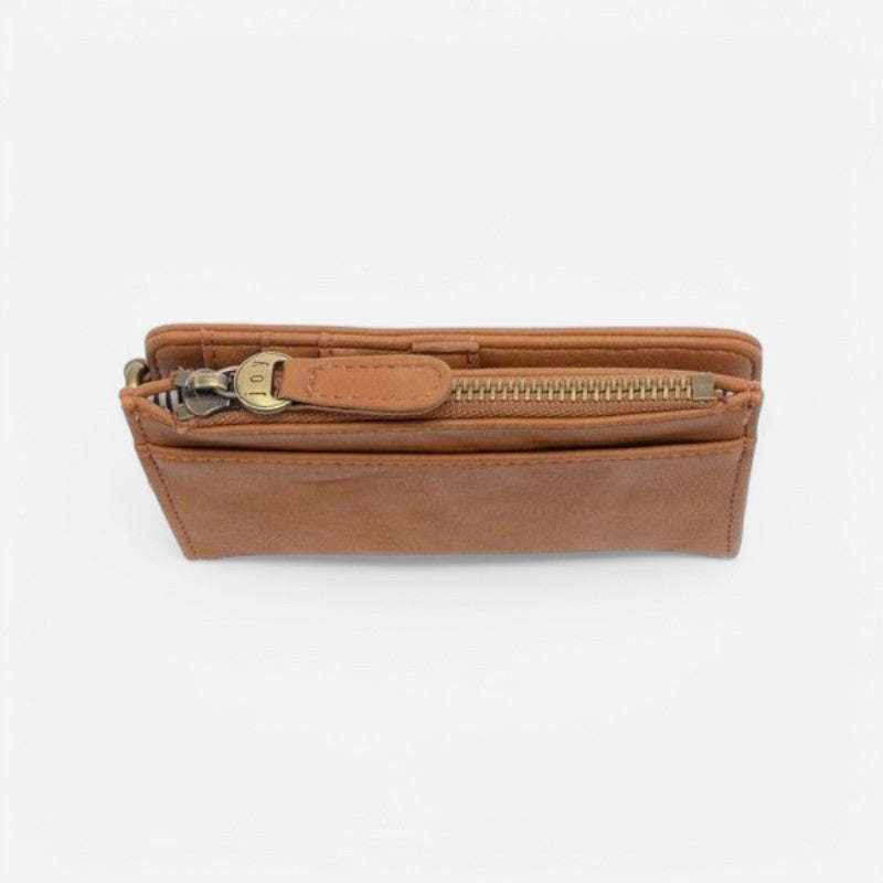 Bobbie Bifold Wallet With Carabiner Tawny