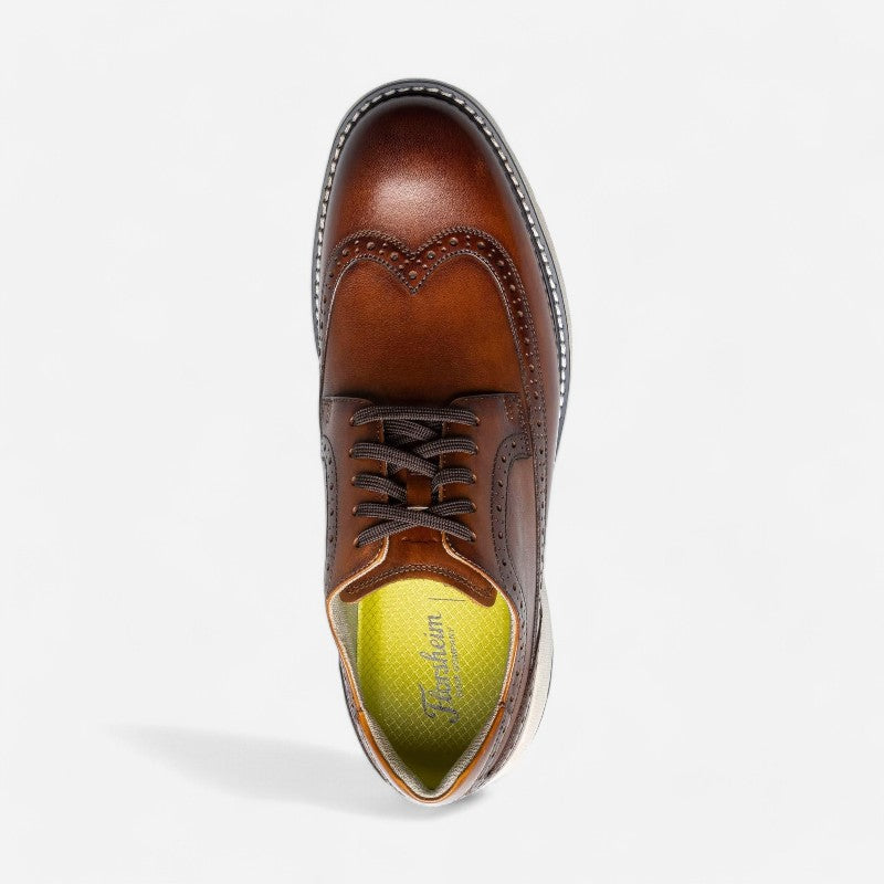 Men's Frenzi Wingtip Oxfor Cognac