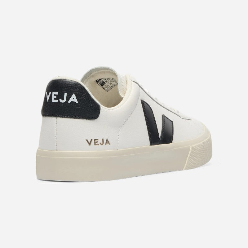 Women's Campo Leather White Black