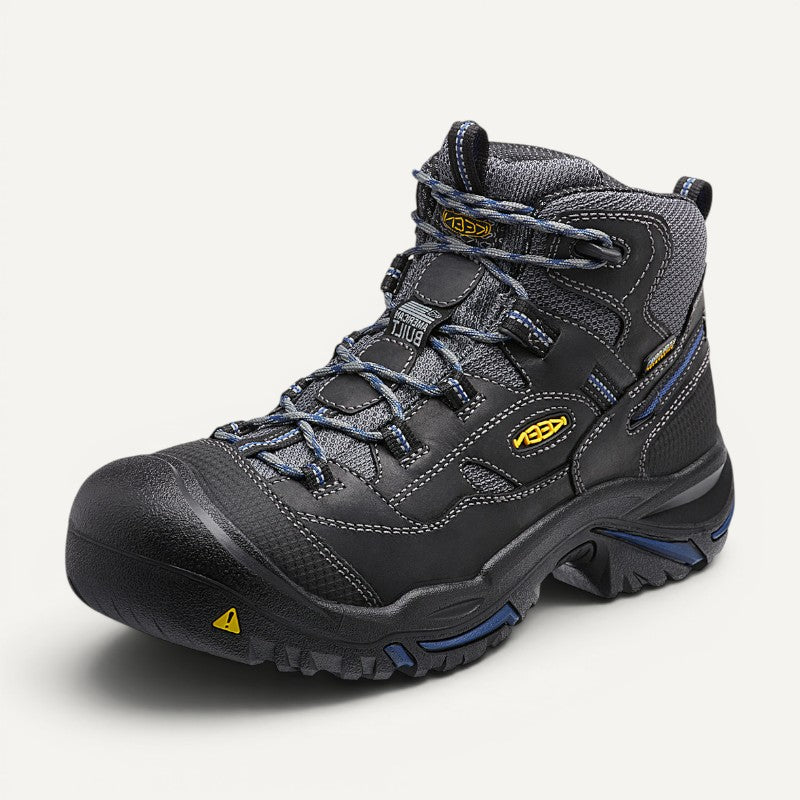 Utility Braddock Mid Wp Soft-Toe Raven/Estate Blue