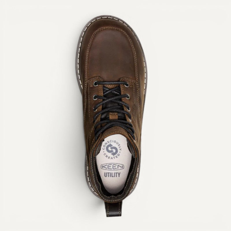 Utility Men's San Jose 6" Waterproof Cascade Brown/Black