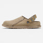Lutry Grey Taupe Suede Leather Narrow