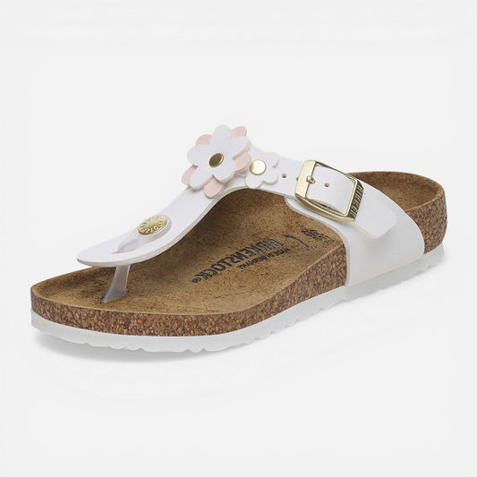 Gizeh Kid's White Birko-Flor Narrow
