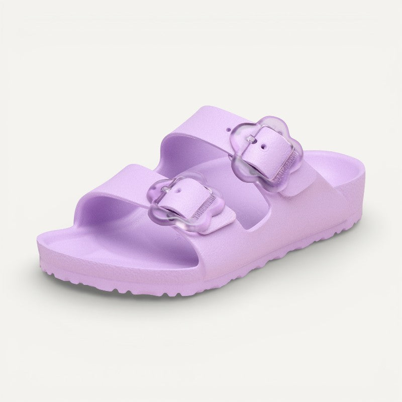 Arizona Kid's Eva Flower Buckle Crocus Narrow