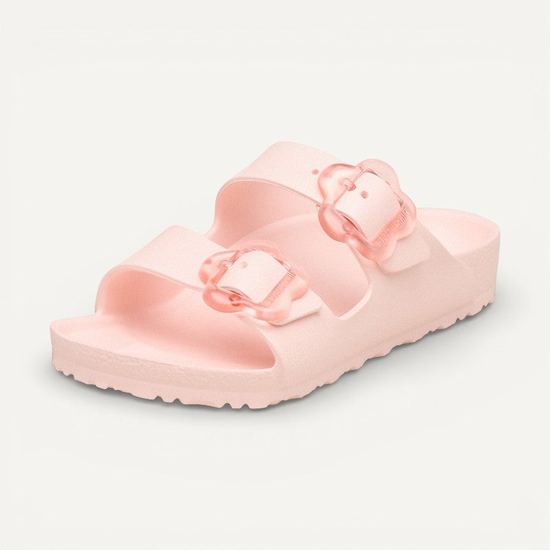 Arizona Kid's Eva Flower Buckle Light Trose Narrow
