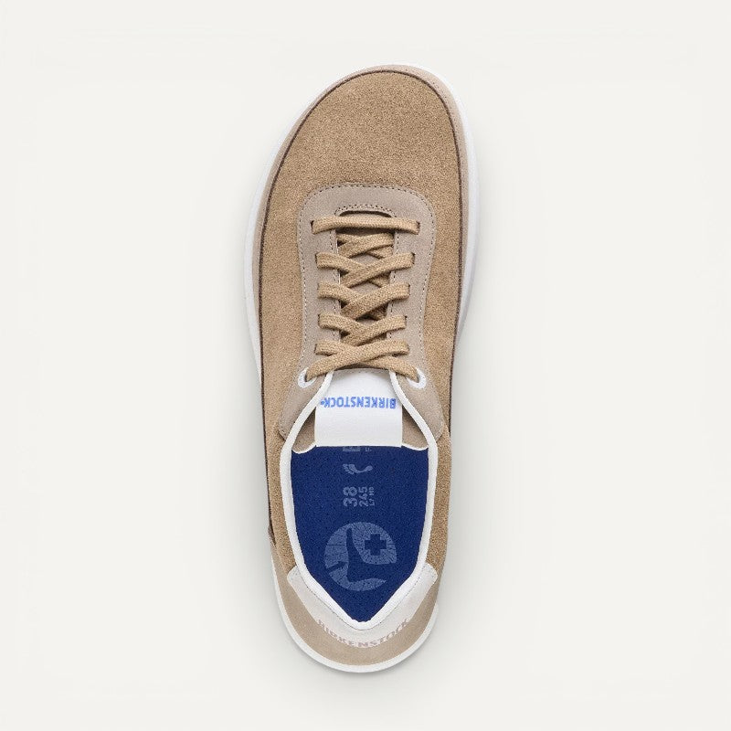 Honnef City Men's Grey Taupe Suede Leather Regular