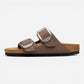 Arizona Big Buckle Mocha Birkibuc Narrow