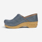 Pro Button Denim Leather