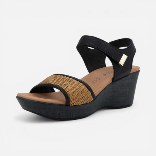 summer raffia soft black