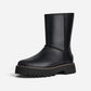 Uptowner Short Boot Black Leather