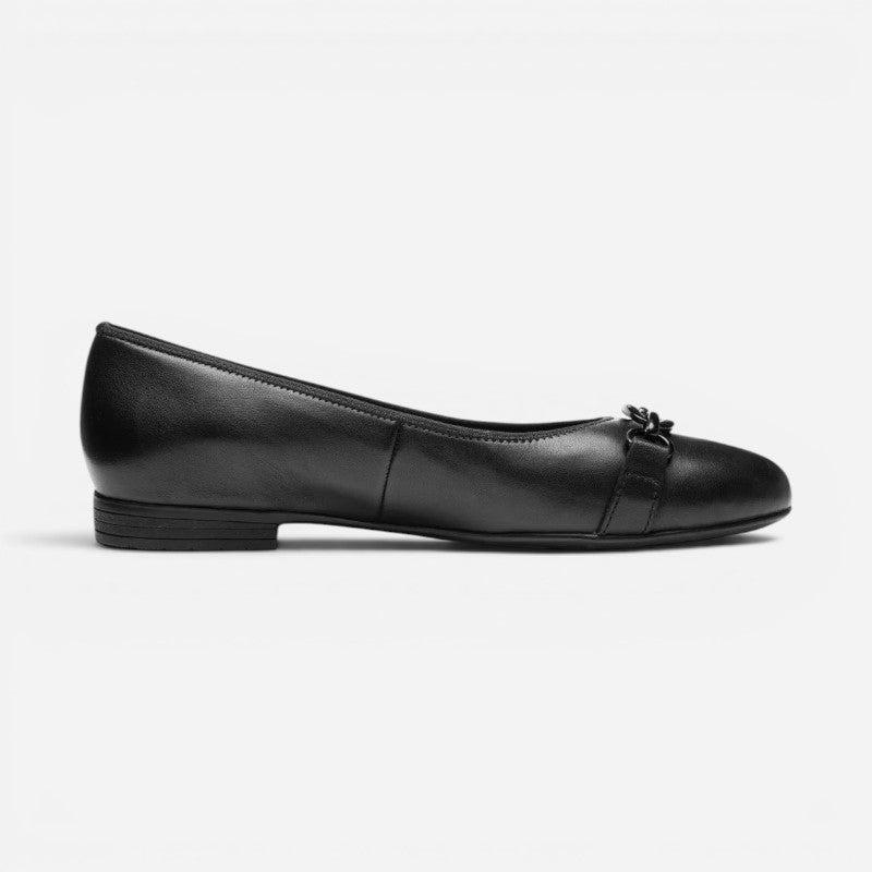 Siene Black Calf Leather
