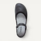 tekapo mary jane black leather combo