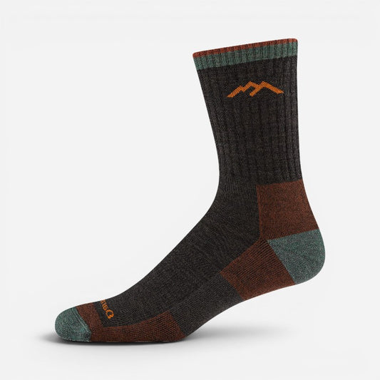 Men's Hiker Micro Crew Midweight With Cushion Walnut