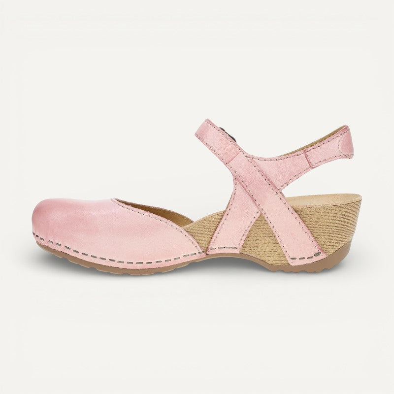 Tiffani Pink Milled Leather