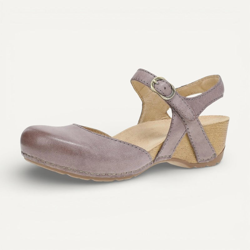 Tiffani Dusty Lilac Burn Lthr