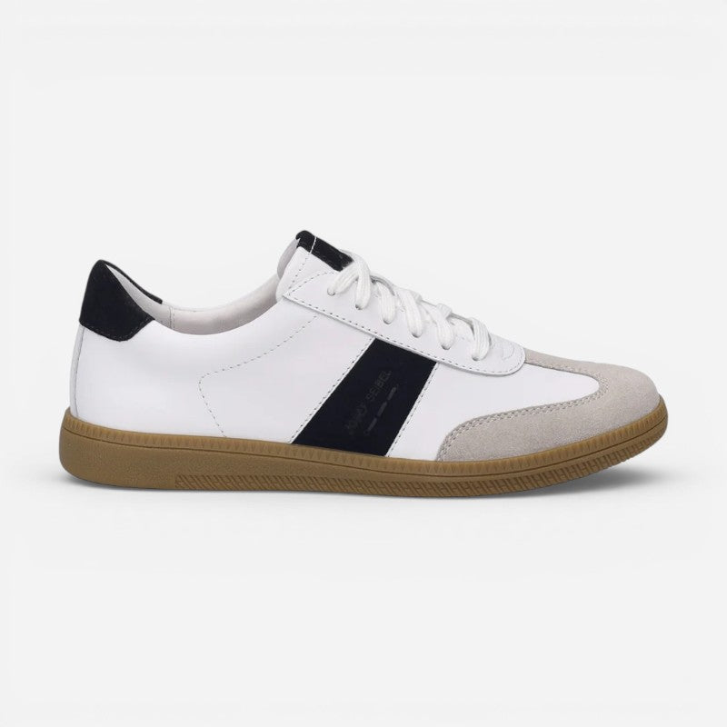Joleen 01 White/Black Suede