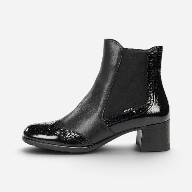Ikia Boot Black Patent/Leather