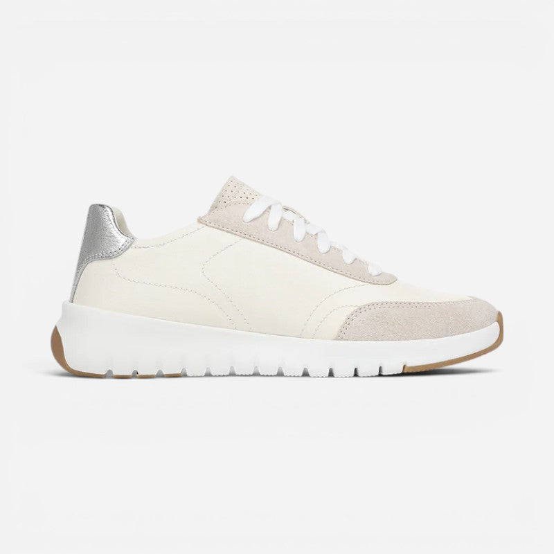 uptown sneaker ivory silver