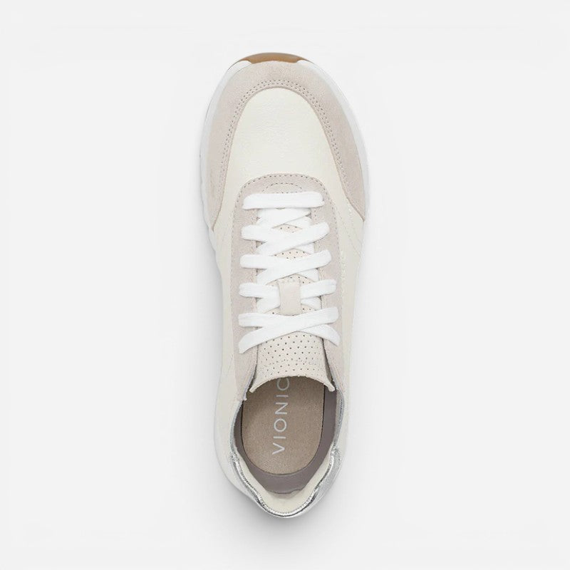 uptown sneaker ivory silver