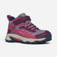 Kid's Moab Speed 2 Mid A/C Waterproof Berry/Navy