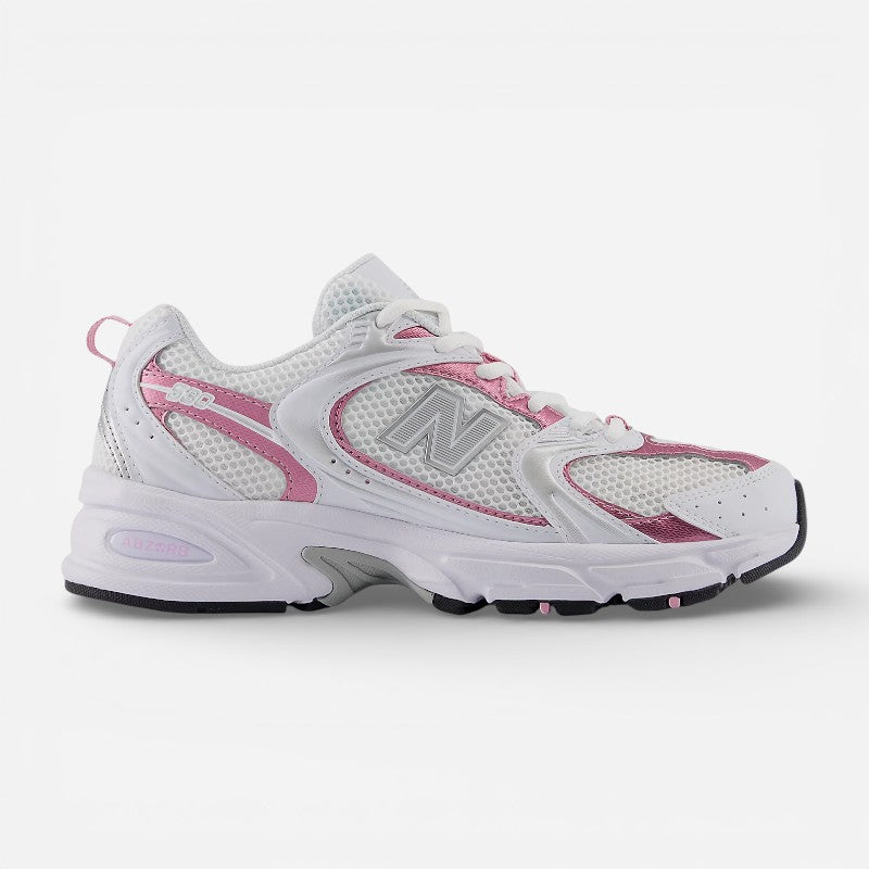 Men's 530 NB 103 WHITE/PINK SUGAR/Silver Metallic