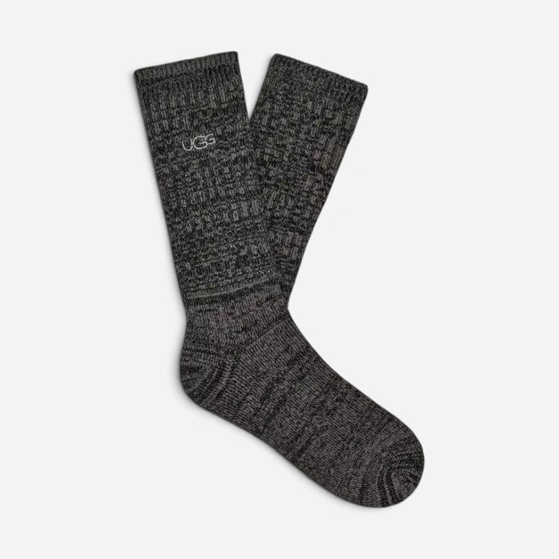 Men's Trey Rib Knit Crew Black
