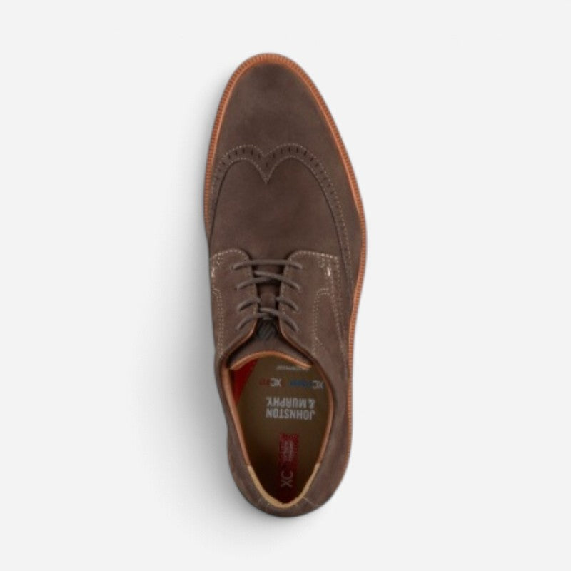 Men's XC+ Parker Wingtip Brown Waterproof Nubuck