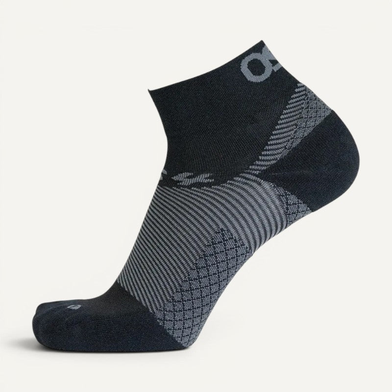 FS4 Plantar Fasciitis 1/4 Crew Black