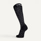 Wellness Compression Over The Calf Black Polka Dots