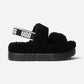 Oh Fluffita Slipper Black