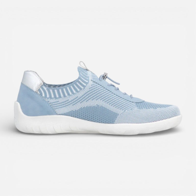 Liv 18 White/Aqua/Silver