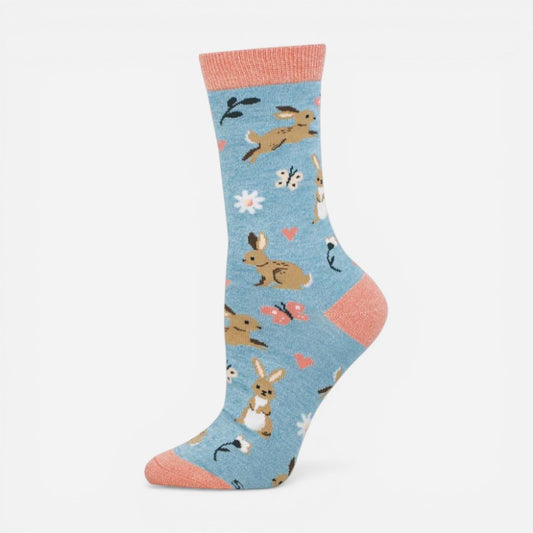Bamboo Love Me Some Bunny Blue Heather