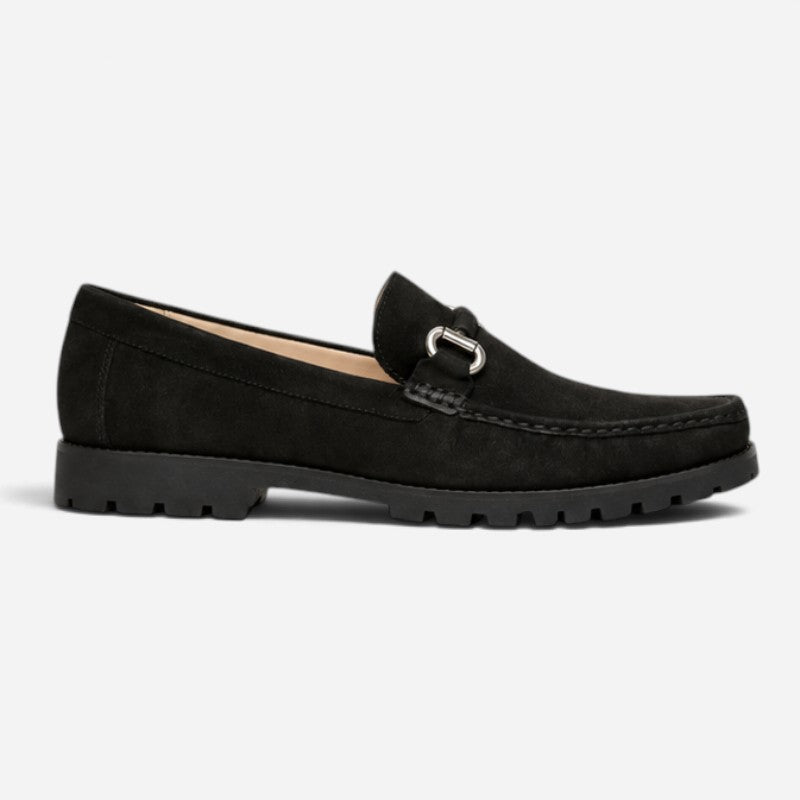 Men's Dillon Bit Black Suede