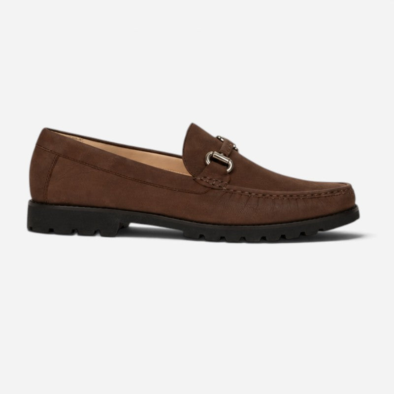 Men's Dillon Bit Chocolate Suede