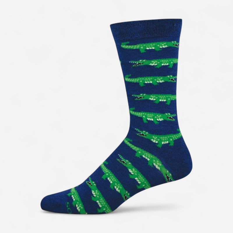 Men's Bamboo Later Gator Navy