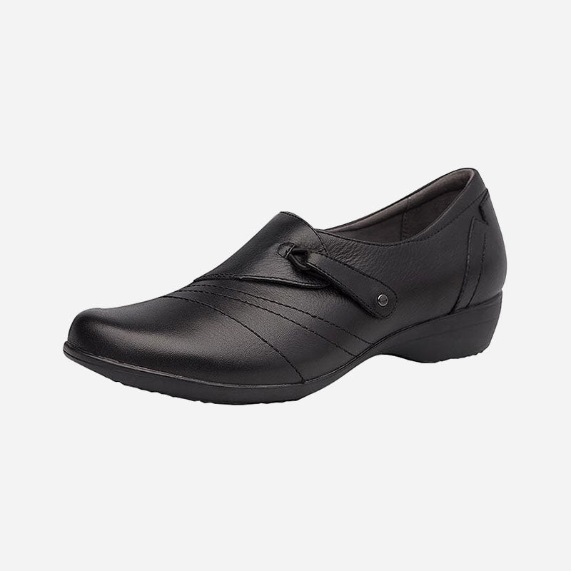 Franny Black Leather