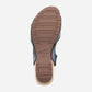 Tricia Blue Milled Burnished