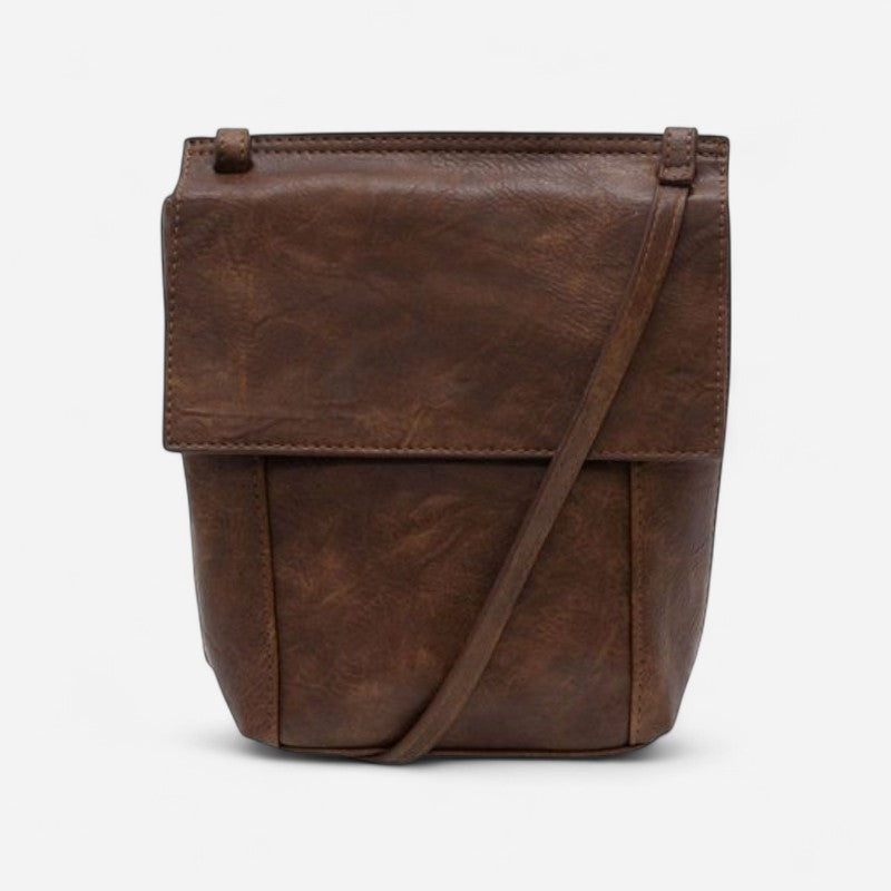 Jensy Front Flap Crossbody Pecan