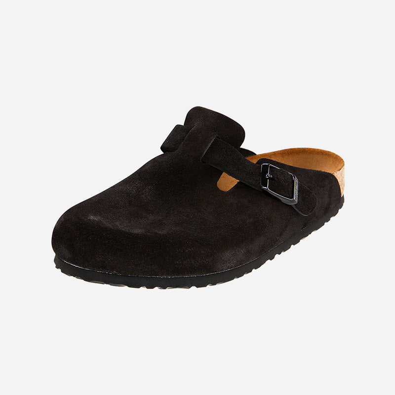 Birkenstock Unisex Boston Soft Footbed Suede Leather