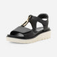 Belize Black Nappa Leather