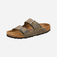 Arizona Men's Soft Footbed Faded Khaki Oiled Leather Regular