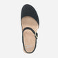 Taytum Black Milled Nubuck