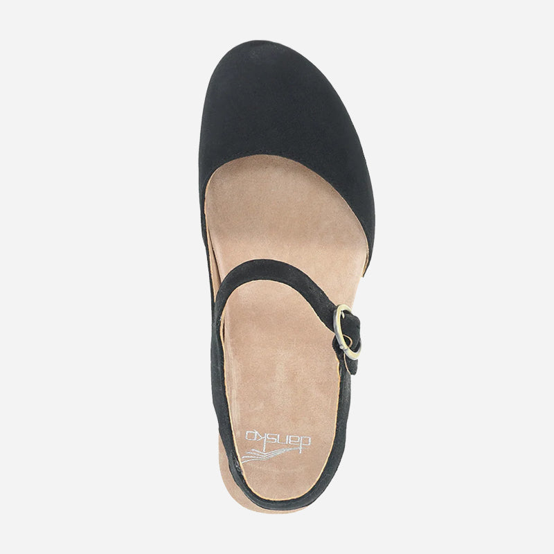 Taytum Black Milled Nubuck