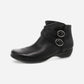 Faithe Black Burnished Nubuck