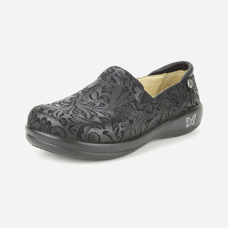 Keli Black Embossed Paisley