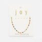 16 Matte Glass Beaded Necklace Multi Bright"