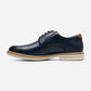 Men's Norwalk Plain Toe Oxford Navy Smooth W/White sole
