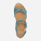 Tricia Blue Milled Burnished
